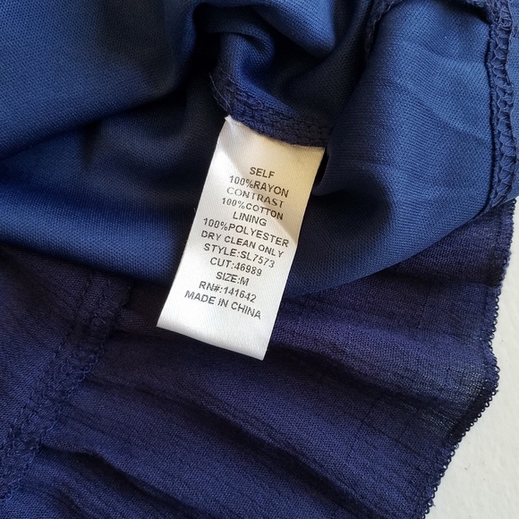 She+Sky Summer Sun Dress Lace Ruffles Purple - Picture 10 of 10